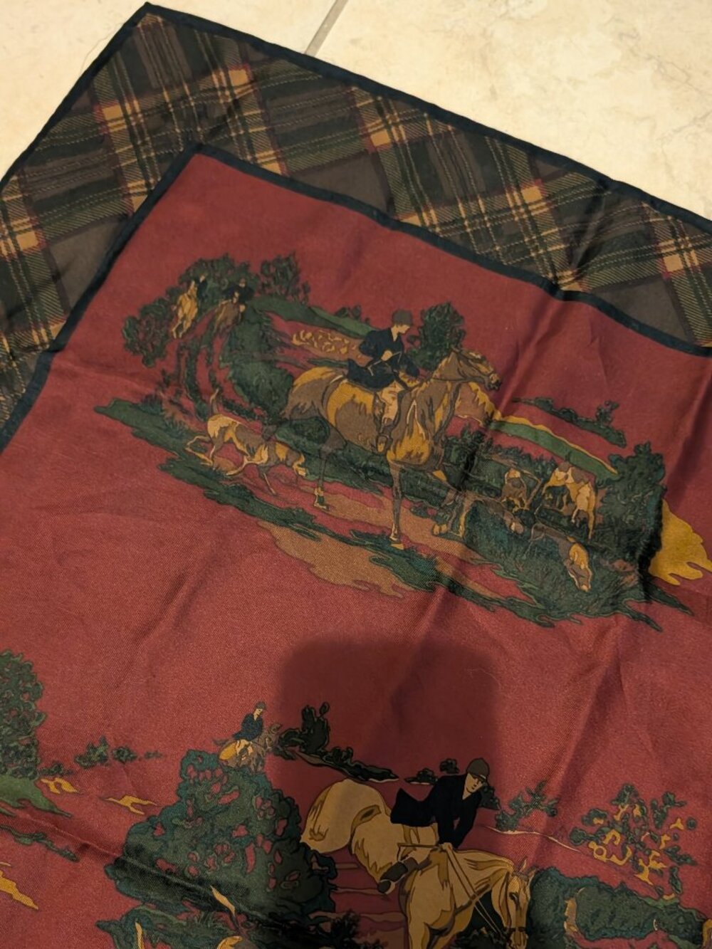 Polo Ralph Lauren silk scarf